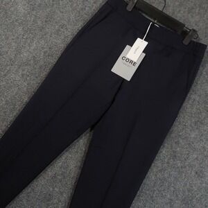 Filippa K Pants Mens 44 Navy M. Terry Cropped Trouser Core Elastic Waist 29x27